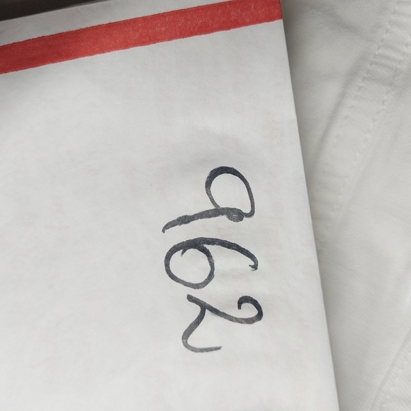 New J. Crew Classic White Cotton Denim Shorts P962 - Picture 5 of 5